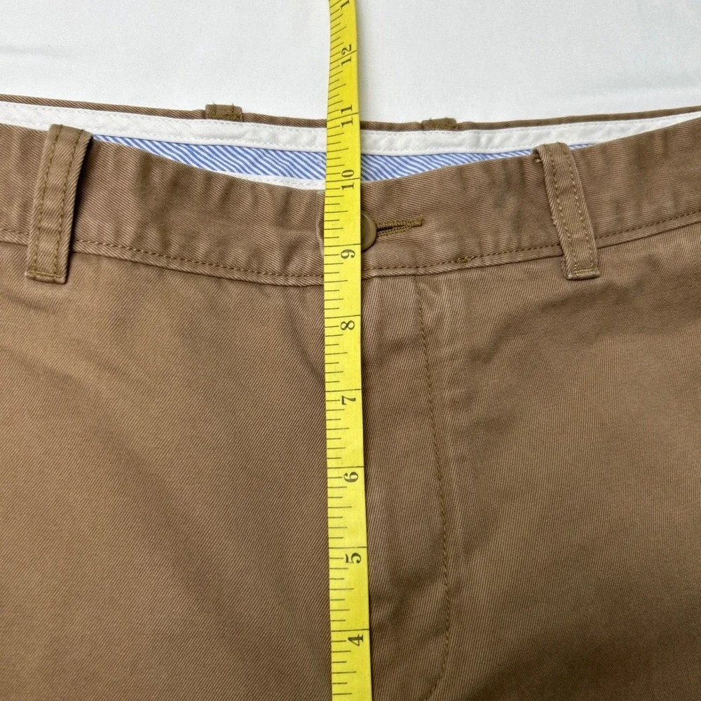 J.Crew Mens Essential Urban Slim Fit Khaki Chino Pants Size 32x34 Brown Office